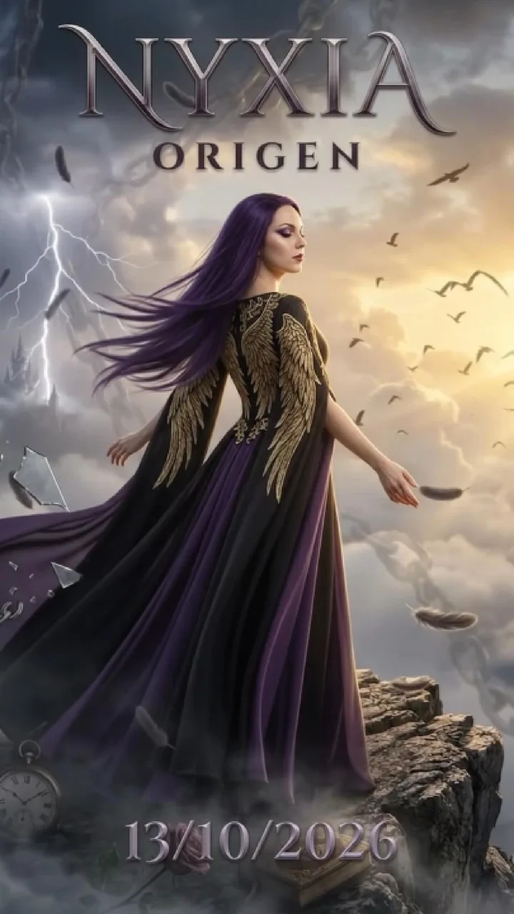 Portada de Origen, el nuevo disco de Nyxia